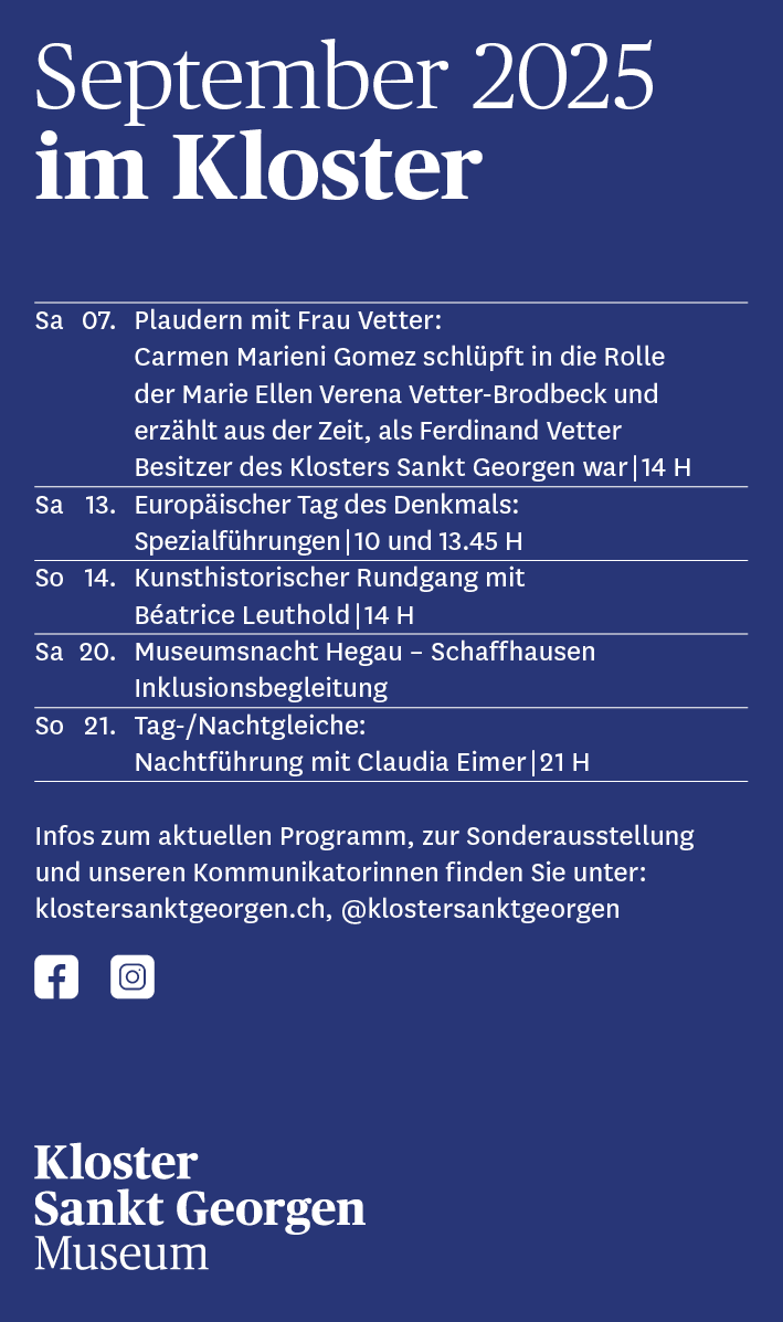 September 2025 im Kloster